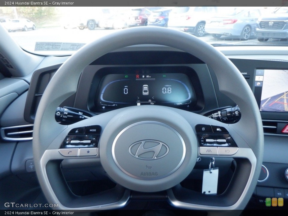 Gray Interior Steering Wheel for the 2024 Hyundai Elantra SE #146715457