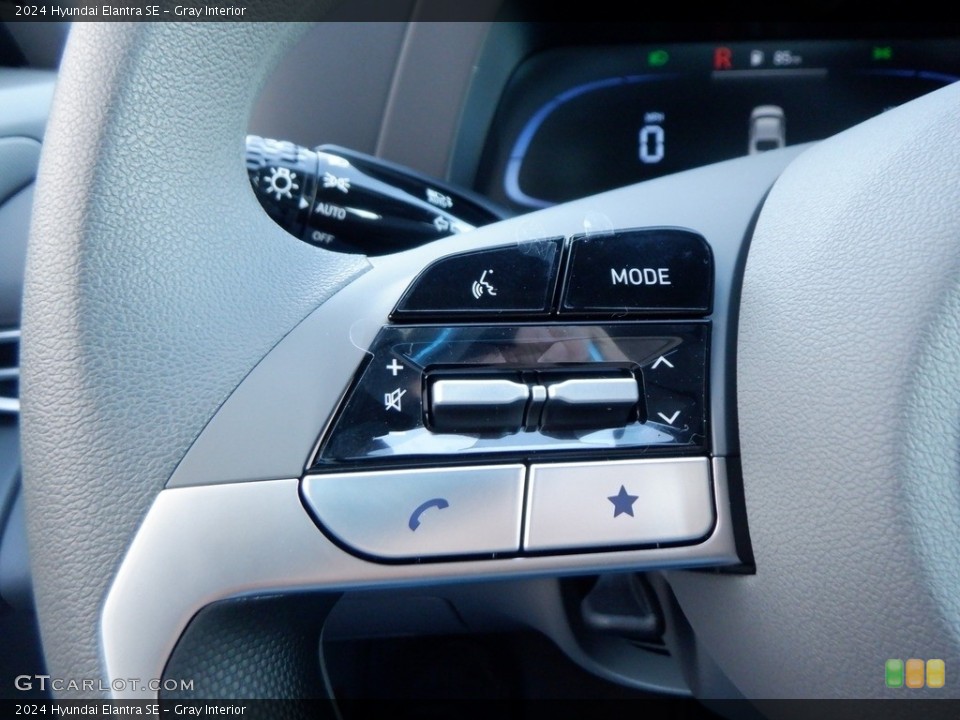 Gray Interior Steering Wheel for the 2024 Hyundai Elantra SE #146715469