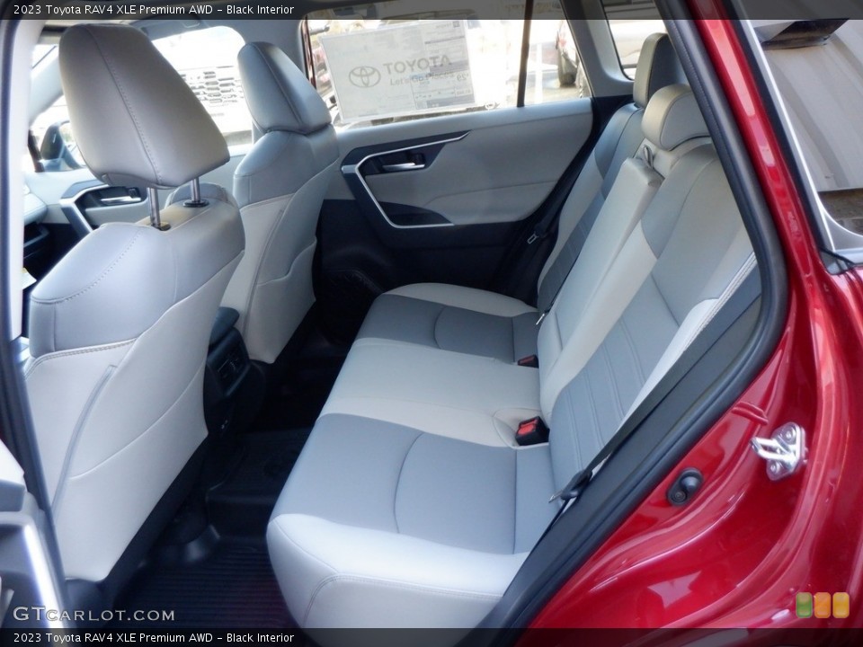 Black Interior Rear Seat for the 2023 Toyota RAV4 XLE Premium AWD #146715472