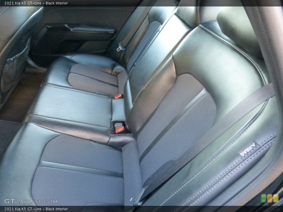 Black Interior Rear Seat for the 2021 Kia K5 GT-Line #146715769