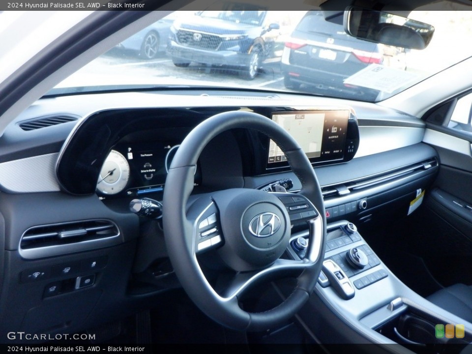 Black Interior Dashboard for the 2024 Hyundai Palisade SEL AWD #146715903