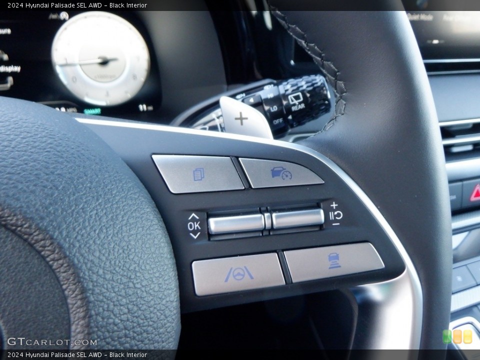 Black Interior Steering Wheel for the 2024 Hyundai Palisade SEL AWD #146716120