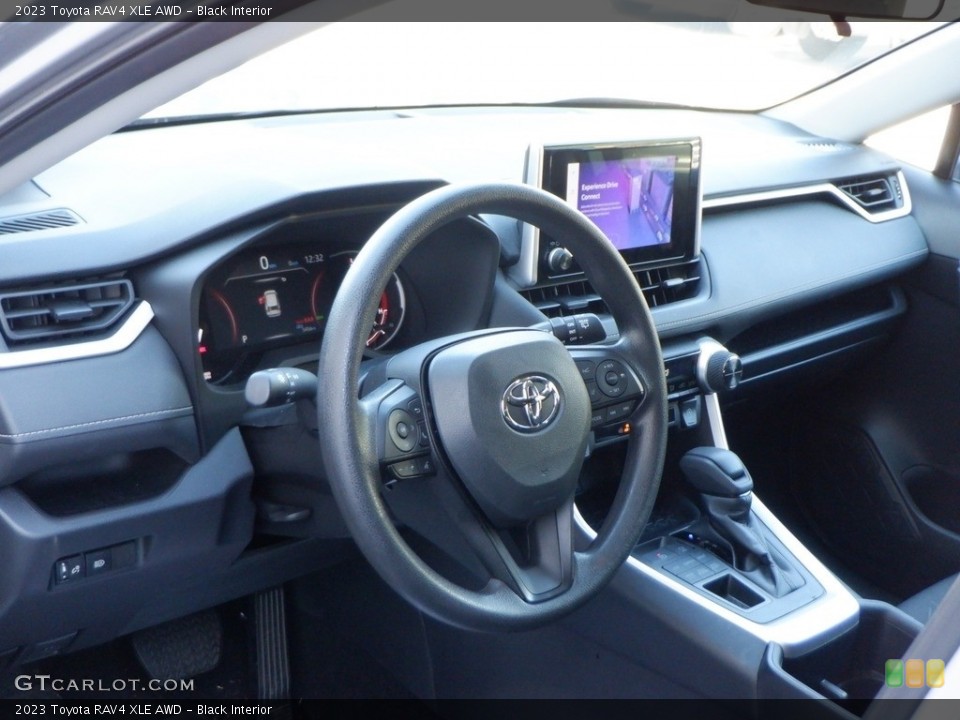 Black Interior Dashboard for the 2023 Toyota RAV4 XLE AWD #146716387