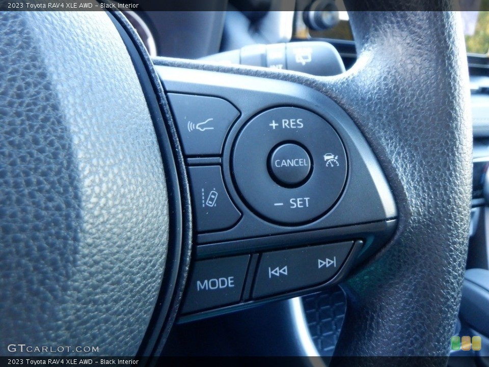 Black Interior Steering Wheel for the 2023 Toyota RAV4 XLE AWD #146716486