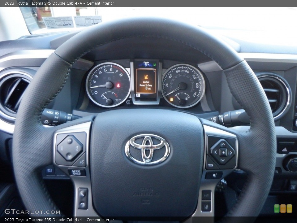 Cement Interior Steering Wheel for the 2023 Toyota Tacoma SR5 Double Cab 4x4 #146716543