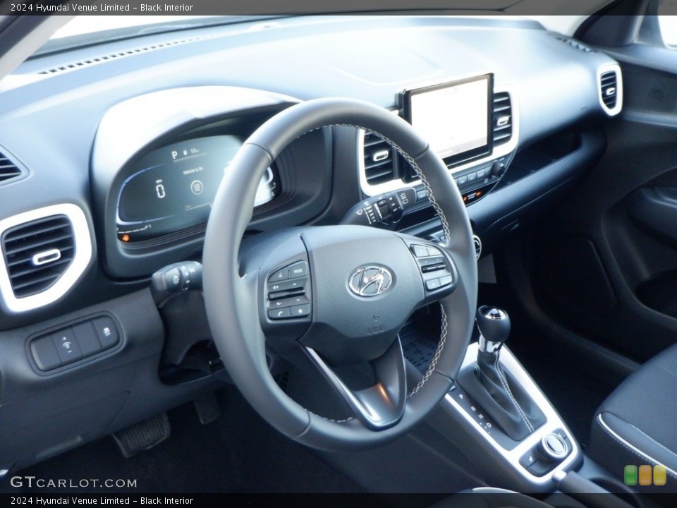 Black Interior Dashboard for the 2024 Hyundai Venue Limited #146716711