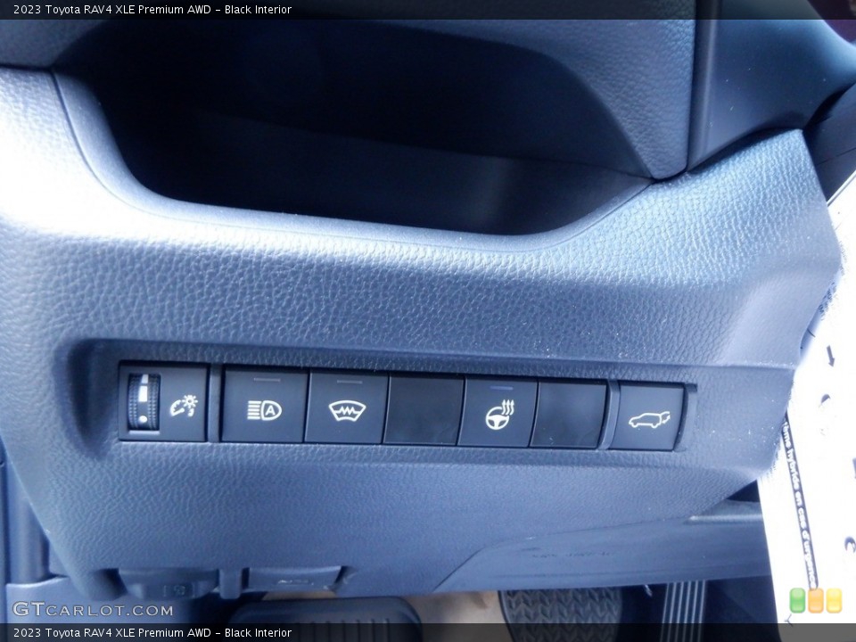 Black Interior Controls for the 2023 Toyota RAV4 XLE Premium AWD #146716741