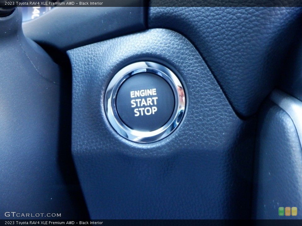 Black Interior Controls for the 2023 Toyota RAV4 XLE Premium AWD #146716786