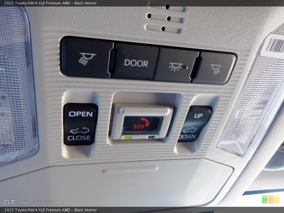 Black Interior Controls for the 2023 Toyota RAV4 XLE Premium AWD #146716840