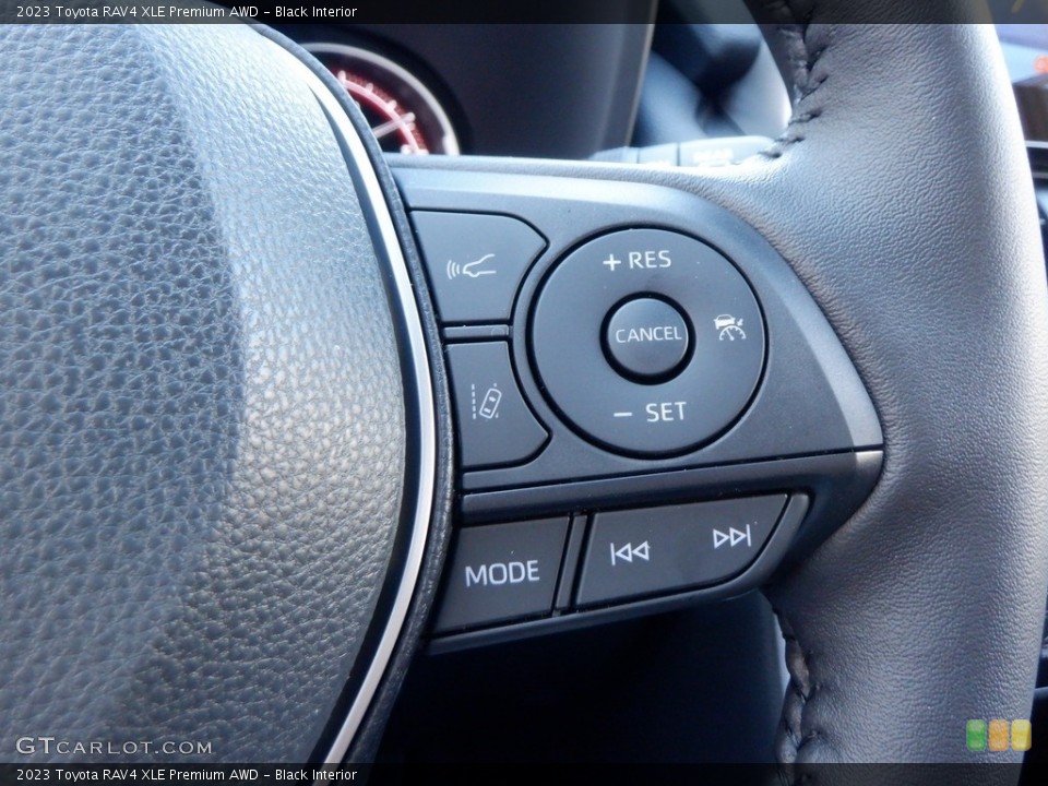Black Interior Steering Wheel for the 2023 Toyota RAV4 XLE Premium AWD #146716873