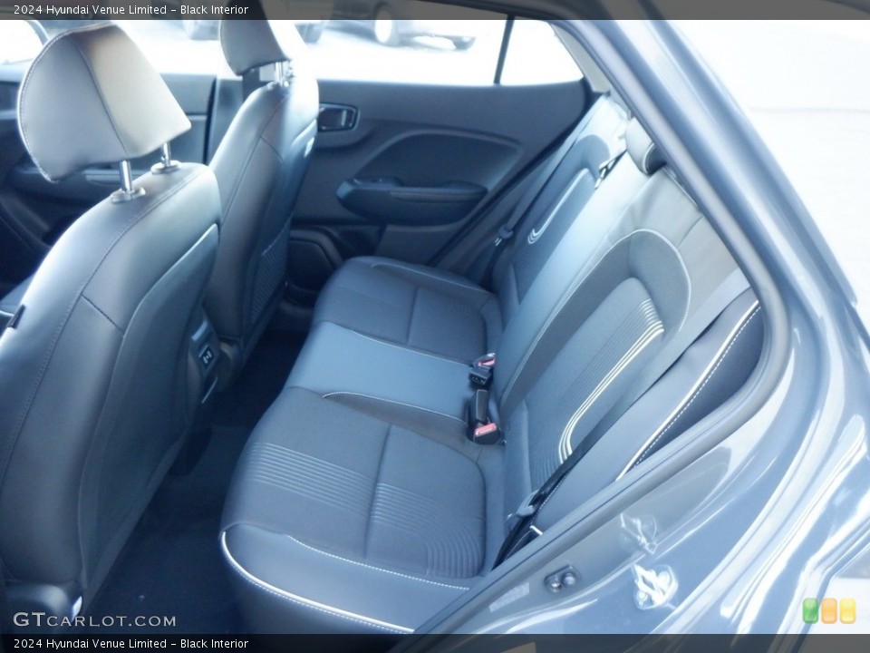 Black Interior Rear Seat for the 2024 Hyundai Venue Limited #146716882