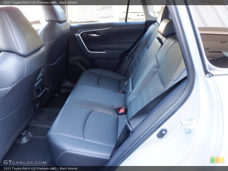 Black Interior Rear Seat for the 2023 Toyota RAV4 XLE Premium AWD #146716894