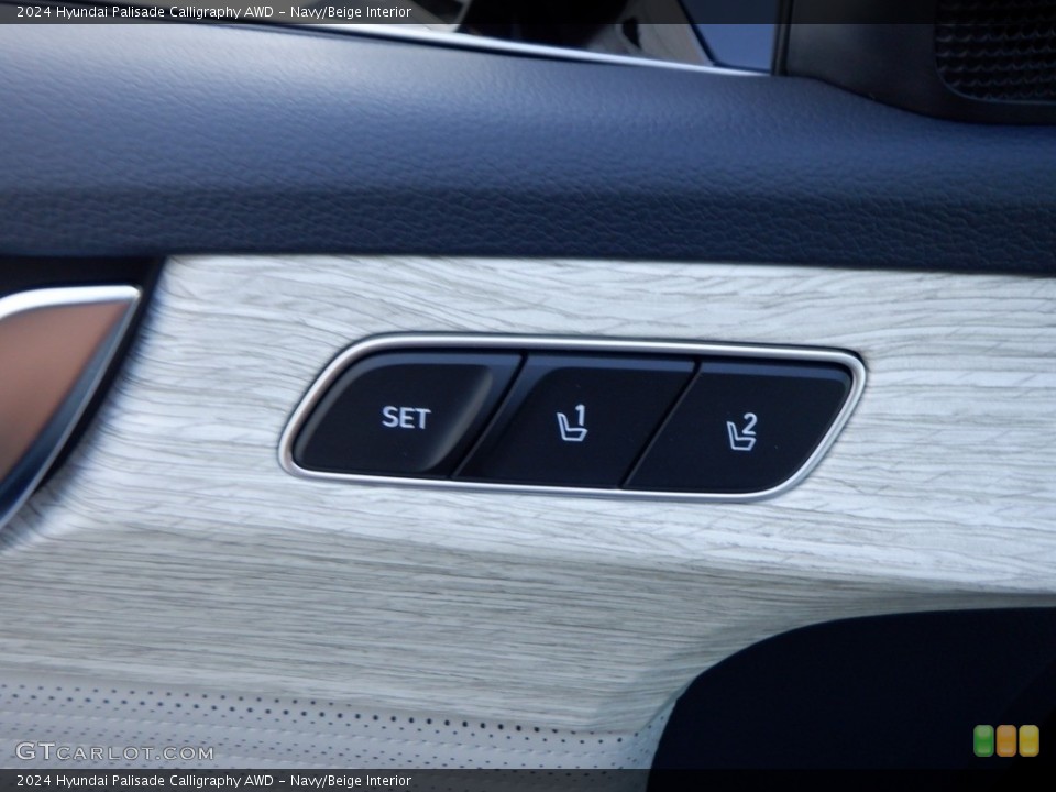 Navy/Beige Interior Door Panel for the 2024 Hyundai Palisade Calligraphy AWD #146716966