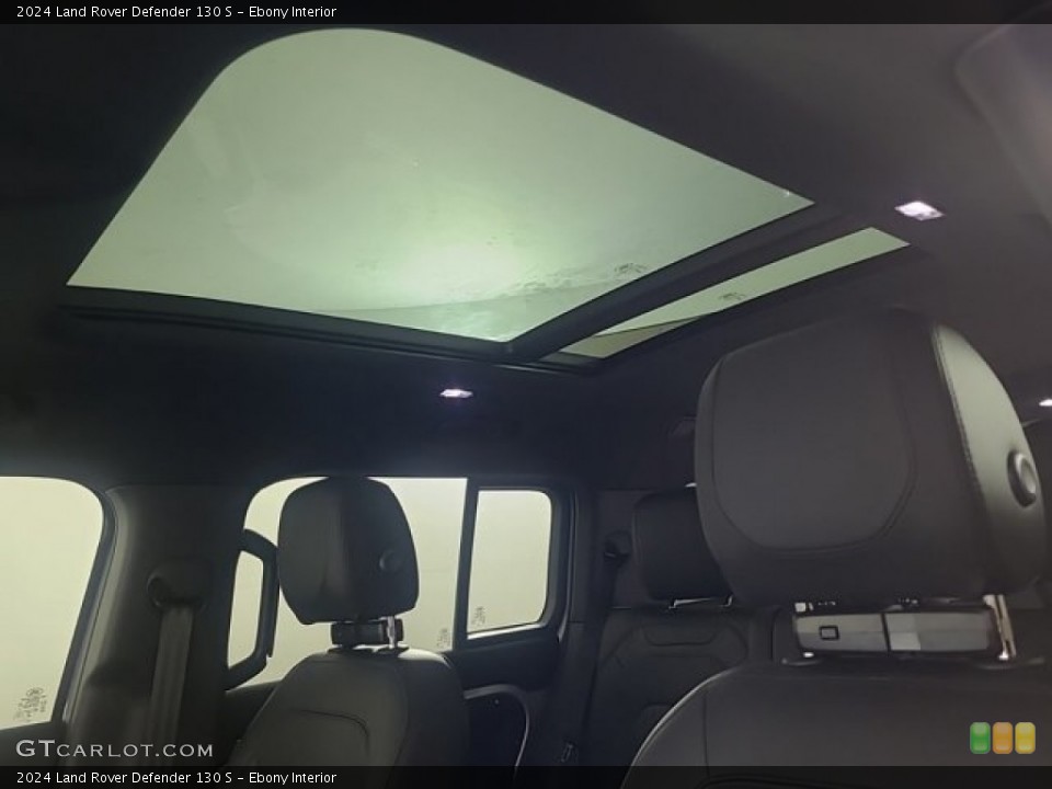 Ebony Interior Sunroof for the 2024 Land Rover Defender 130 S #146717779