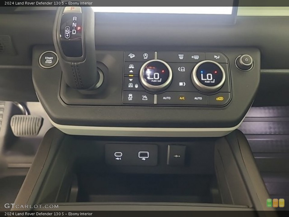 Ebony Interior Controls for the 2024 Land Rover Defender 130 S #146717814