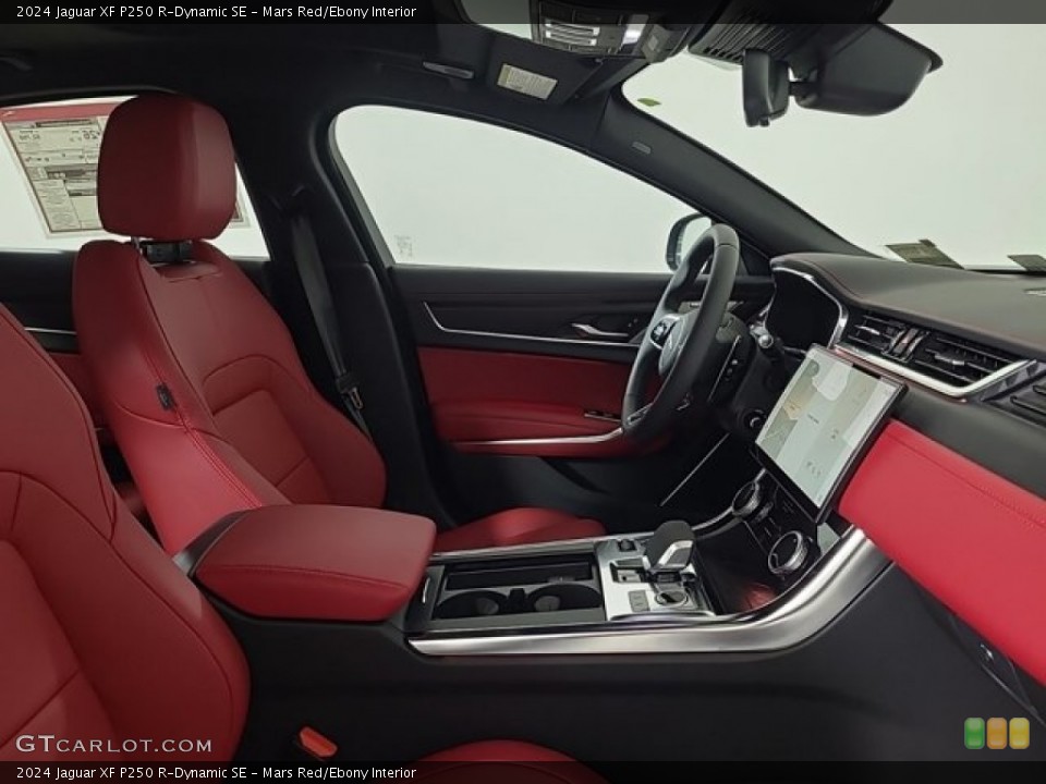 Mars Red/Ebony Interior Front Seat for the 2024 Jaguar XF P250 R-Dynamic SE #146718103