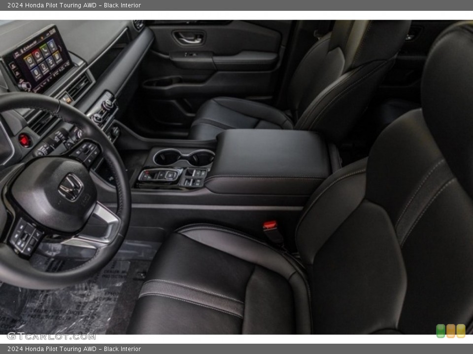 Black Interior Front Seat for the 2024 Honda Pilot Touring AWD #146718235