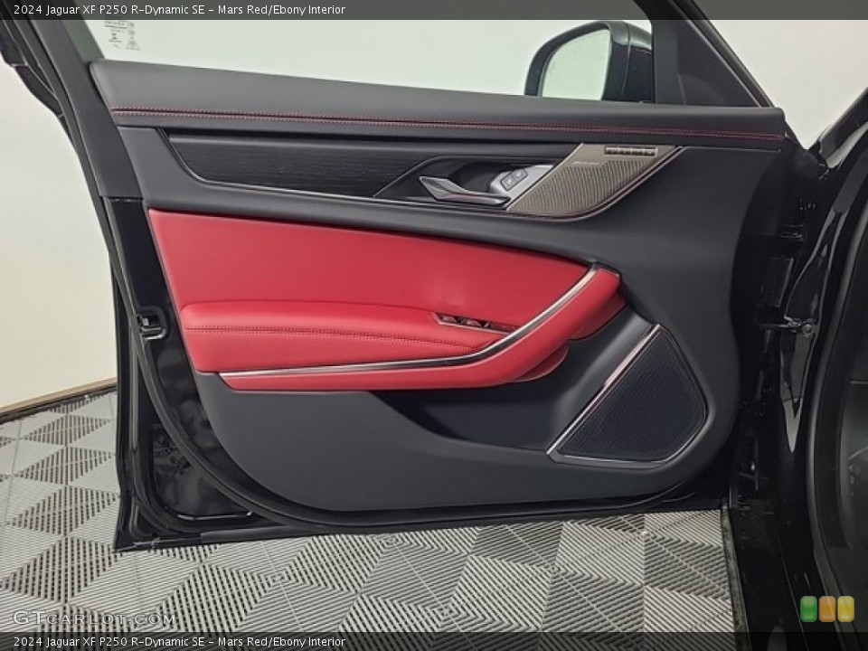 Mars Red/Ebony Interior Door Panel for the 2024 Jaguar XF P250 R-Dynamic SE #146718259