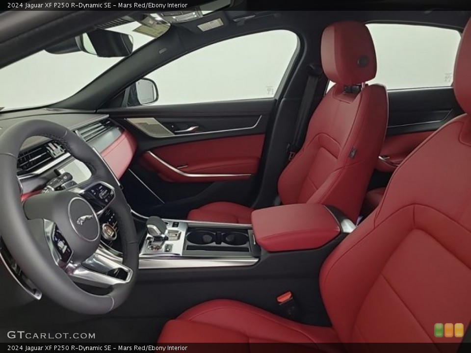 Mars Red/Ebony 2024 Jaguar XF Interiors