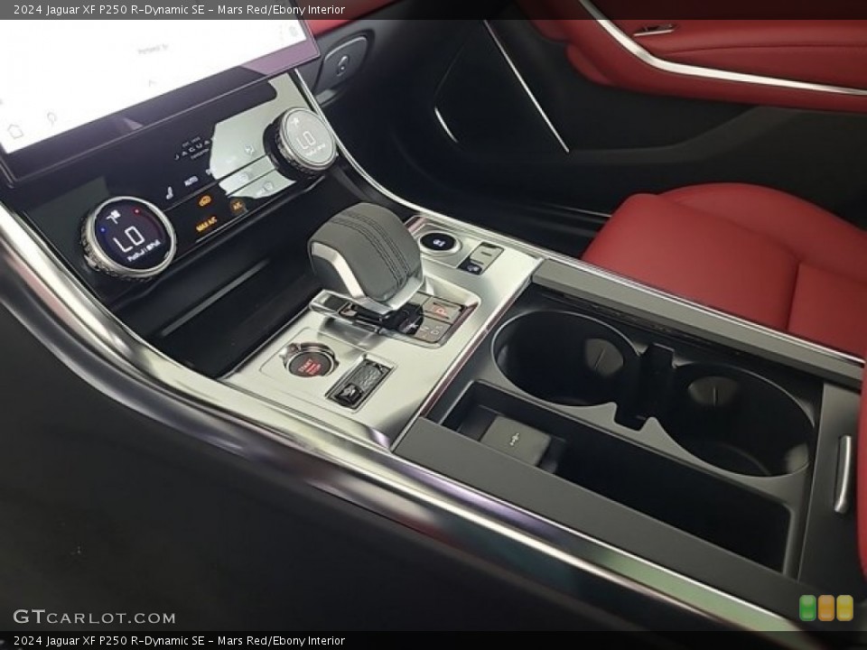 Mars Red/Ebony Interior Transmission for the 2024 Jaguar XF P250 R-Dynamic SE #146718457