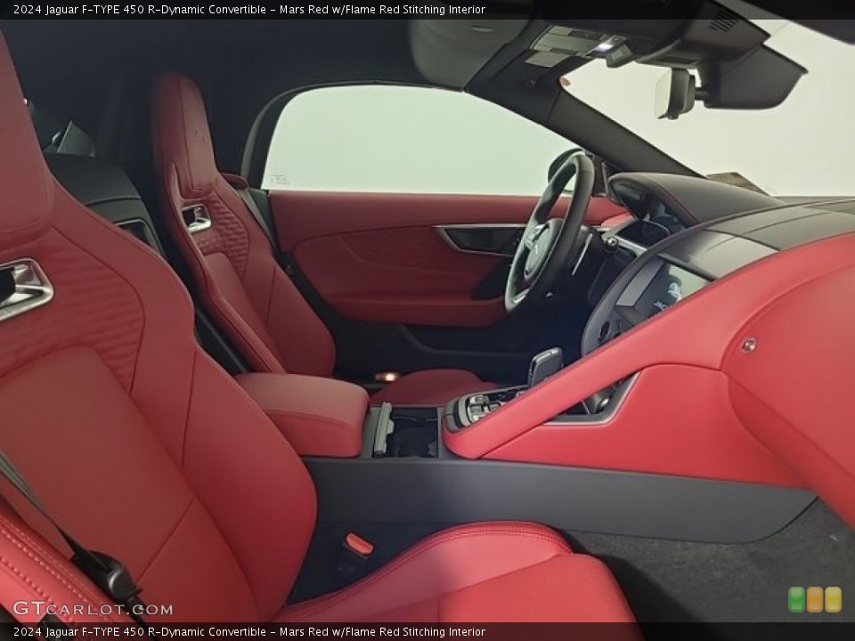 Mars Red w/Flame Red Stitching Interior Photo for the 2024 Jaguar F-TYPE 450 R-Dynamic Convertible #146718892