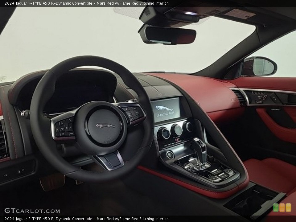 Mars Red w/Flame Red Stitching Interior Dashboard for the 2024 Jaguar F-TYPE 450 R-Dynamic Convertible #146718907