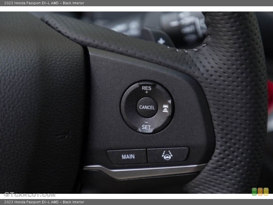 Black Interior Steering Wheel for the 2023 Honda Passport EX-L AWD #146718985