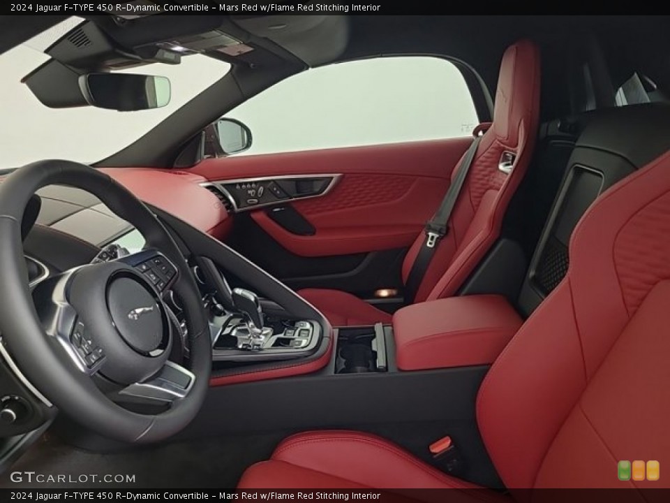 Mars Red w/Flame Red Stitching Interior Front Seat for the 2024 Jaguar F-TYPE 450 R-Dynamic Convertible #146719213
