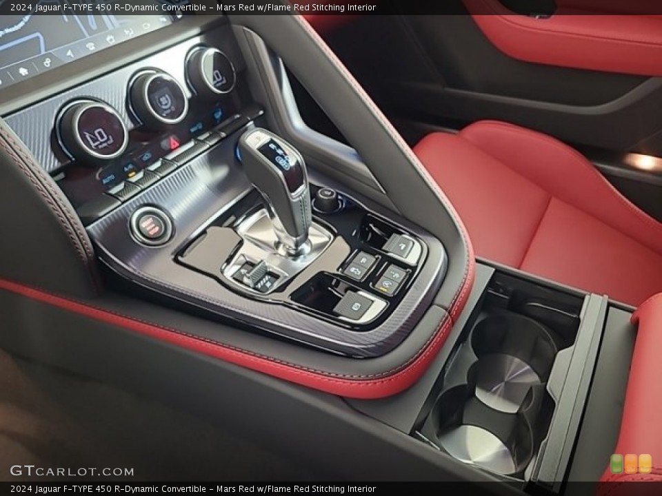 Mars Red w/Flame Red Stitching Interior Transmission for the 2024 Jaguar F-TYPE 450 R-Dynamic Convertible #146719228