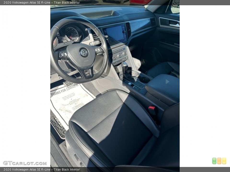 Titan Black 2020 Volkswagen Atlas Interiors