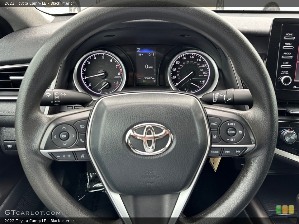 Black Interior Steering Wheel for the 2022 Toyota Camry LE #146719660