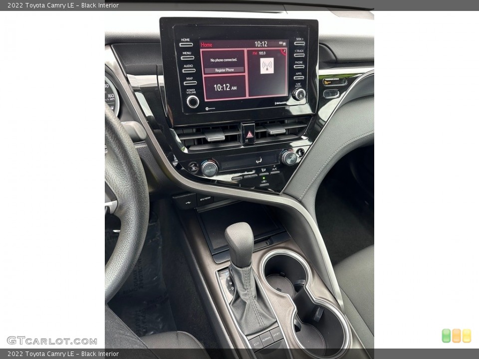Black Interior Controls for the 2022 Toyota Camry LE #146719672