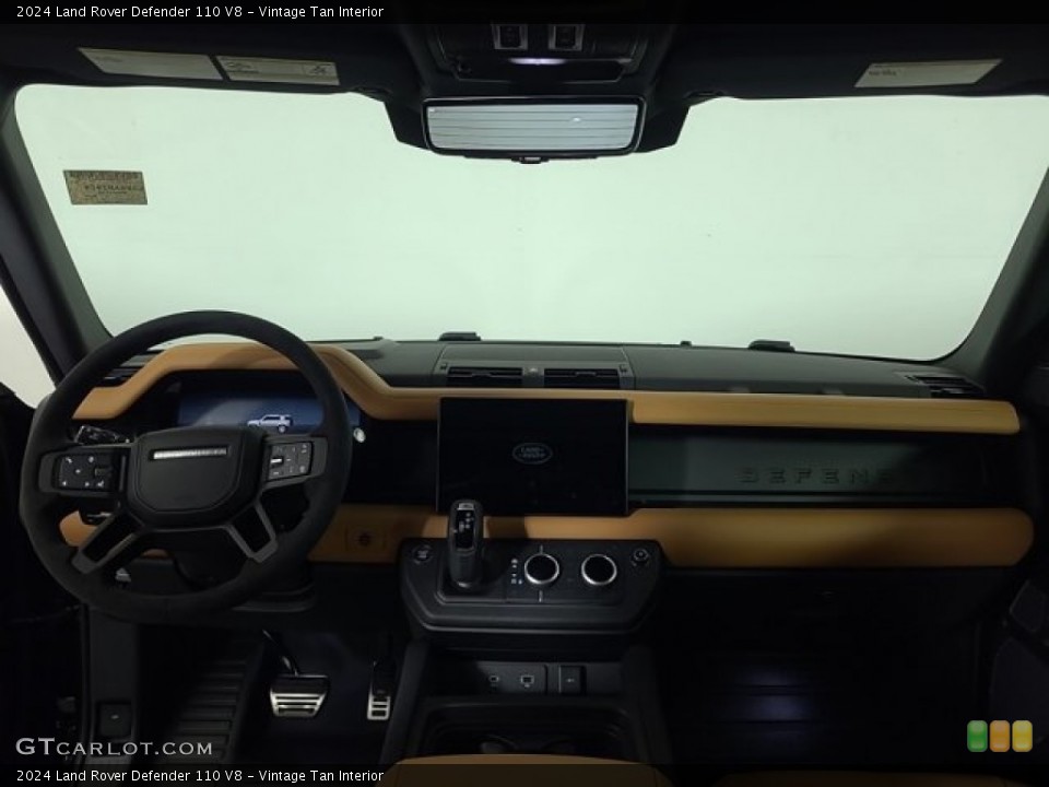 Vintage Tan Interior Dashboard for the 2024 Land Rover Defender 110 V8 #146719828