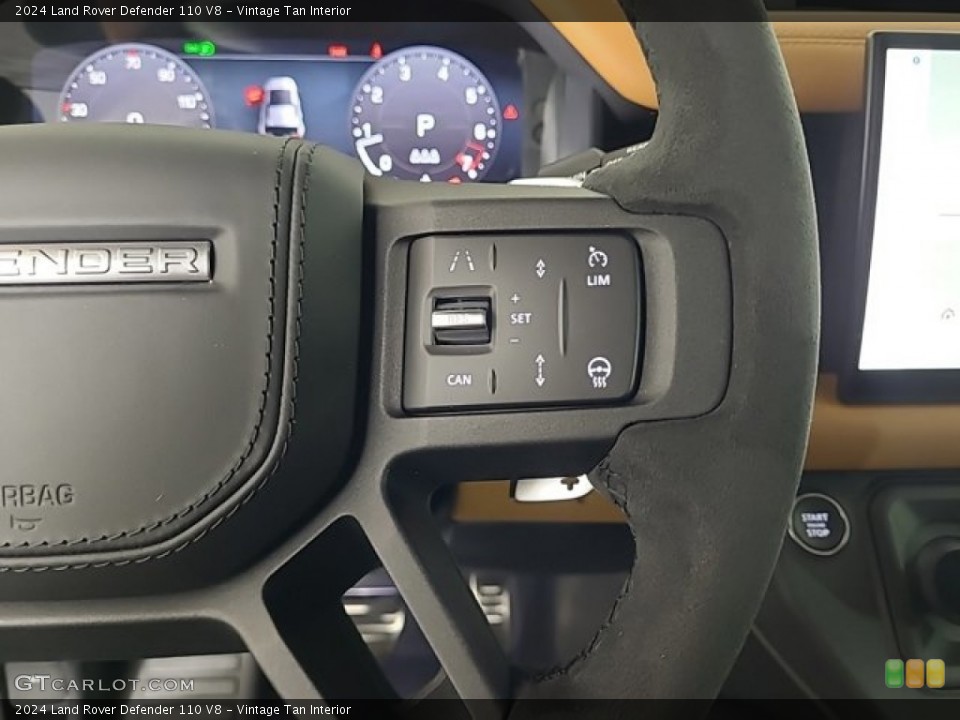 Vintage Tan Interior Steering Wheel for the 2024 Land Rover Defender 110 V8 #146719912