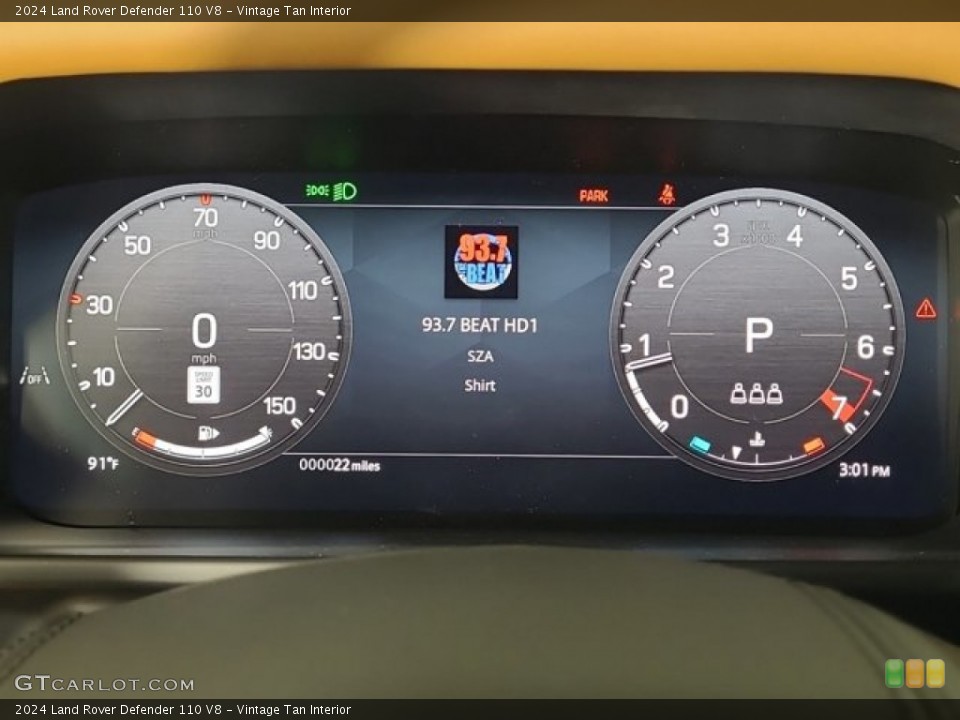 Vintage Tan Interior Gauges for the 2024 Land Rover Defender 110 V8 #146719927