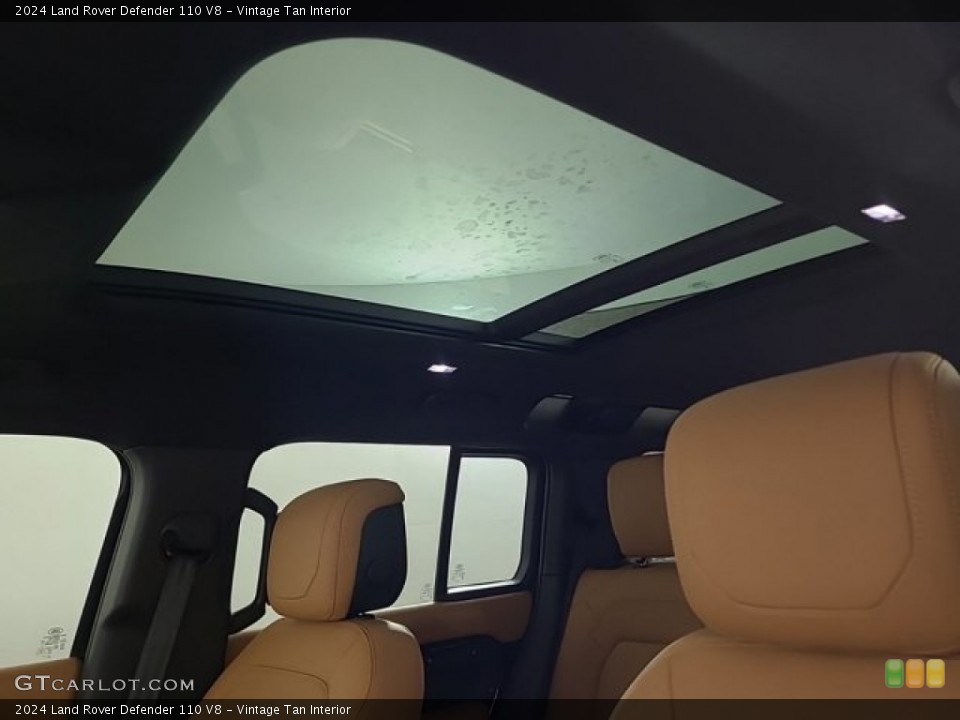 Vintage Tan Interior Sunroof for the 2024 Land Rover Defender 110 V8 #146719930
