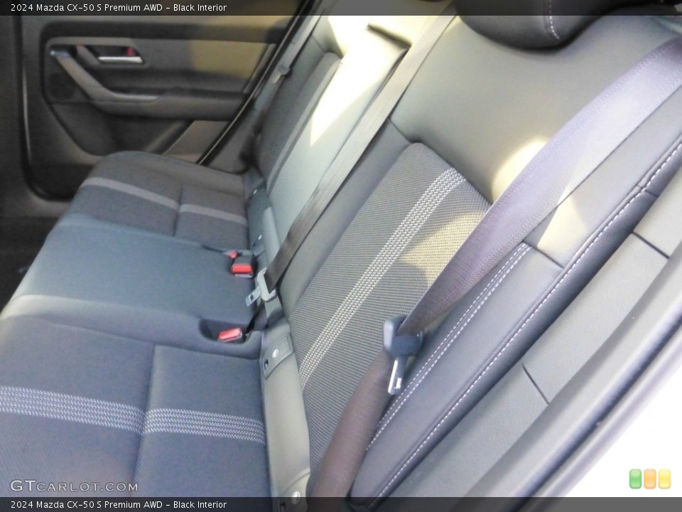 Black Interior Rear Seat for the 2024 Mazda CX-50 S Premium AWD #146720334
