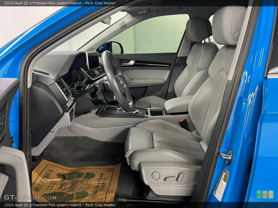 Rock Gray Interior Photo for the 2020 Audi Q5 e Premium Plus quattro Hybrid #146720436