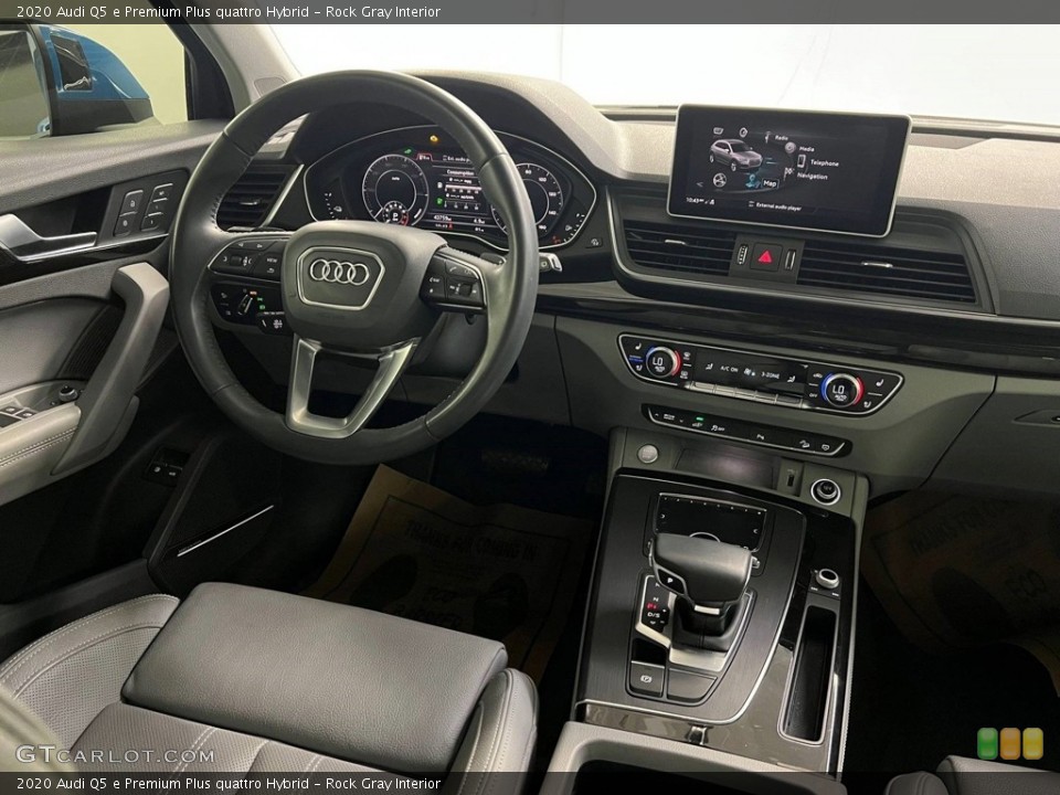Rock Gray Interior Dashboard for the 2020 Audi Q5 e Premium Plus quattro Hybrid #146720505