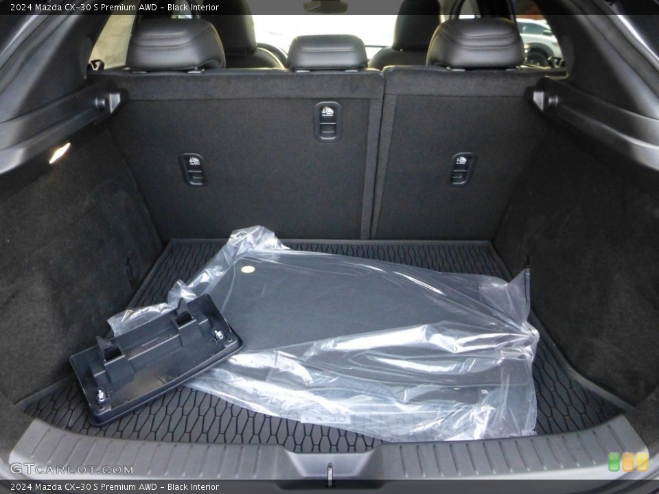 Black Interior Trunk for the 2024 Mazda CX-30 S Premium AWD #146720592