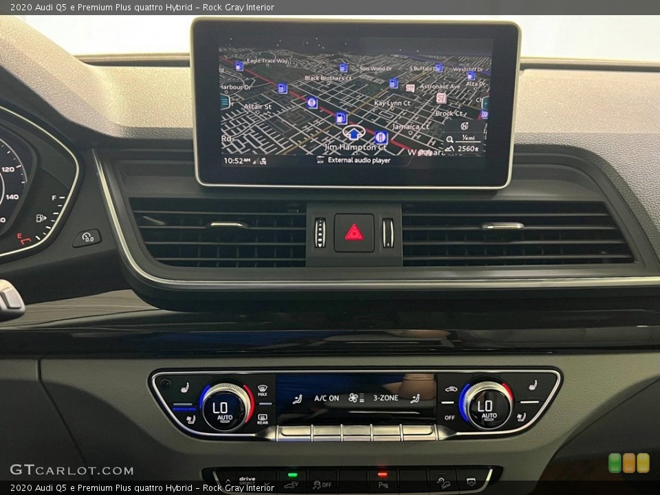 Rock Gray Interior Navigation for the 2020 Audi Q5 e Premium Plus quattro Hybrid #146720754