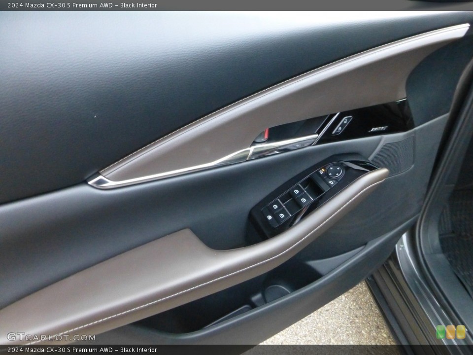 Black Interior Door Panel for the 2024 Mazda CX-30 S Premium AWD #146720829