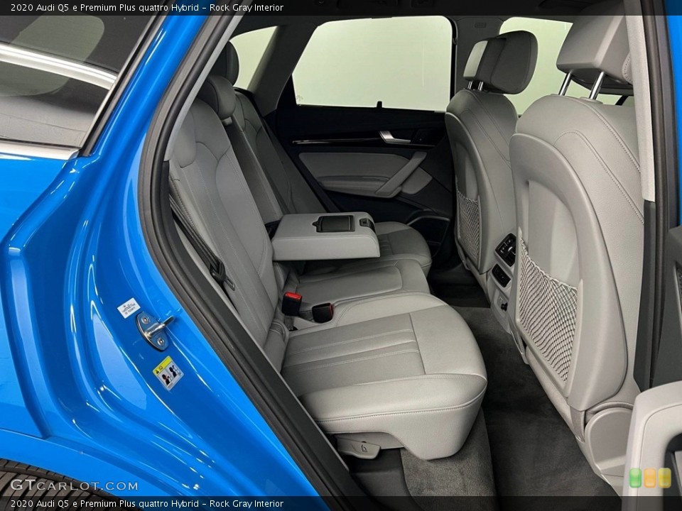 Rock Gray Interior Rear Seat for the 2020 Audi Q5 e Premium Plus quattro Hybrid #146720946