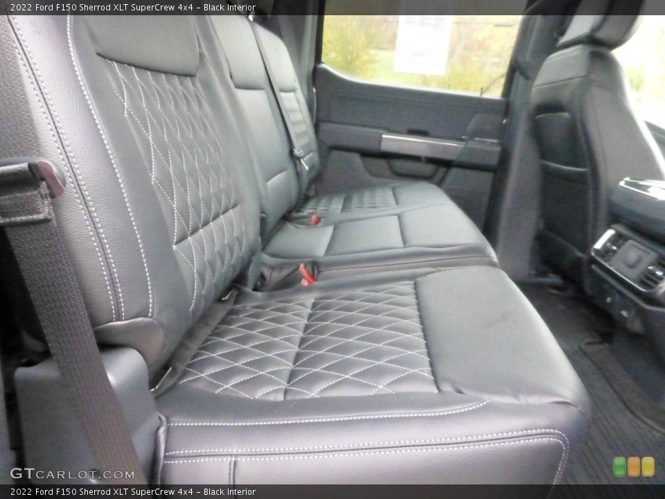 Black Interior Rear Seat for the 2022 Ford F150 Sherrod XLT SuperCrew 4x4 #146720967
