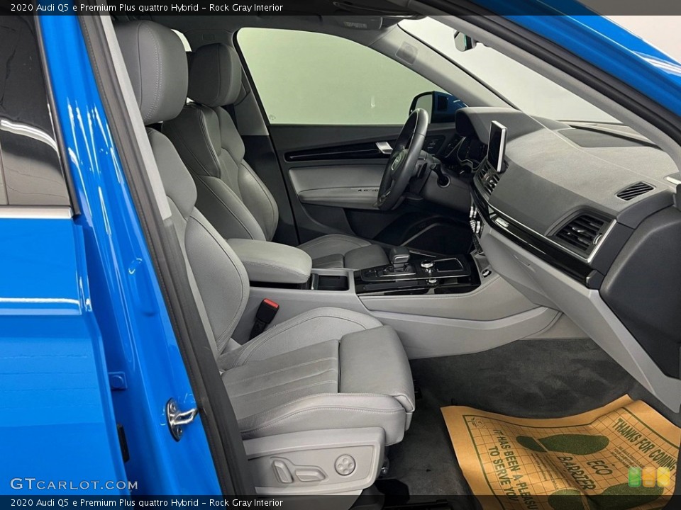 Rock Gray Interior Front Seat for the 2020 Audi Q5 e Premium Plus quattro Hybrid #146720997