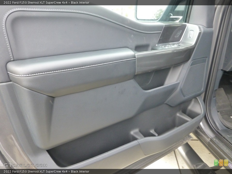 Black Interior Door Panel for the 2022 Ford F150 Sherrod XLT SuperCrew 4x4 #146721096