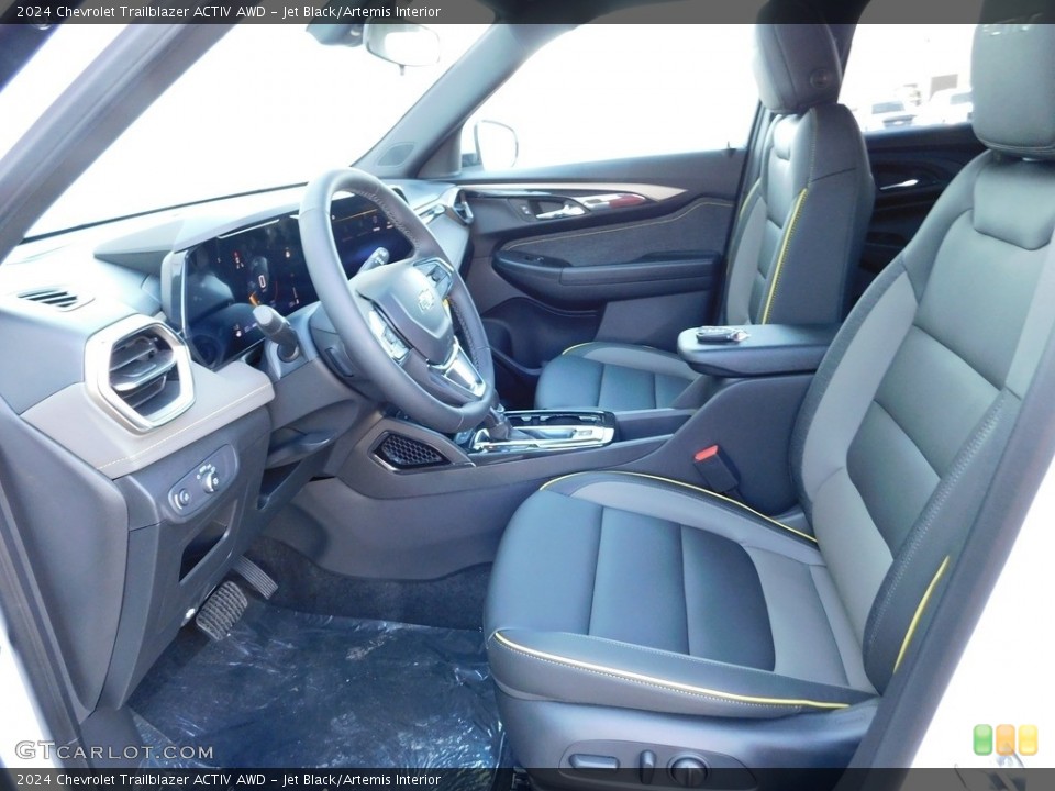 Jet Black/Artemis Interior Front Seat for the 2024 Chevrolet Trailblazer ACTIV AWD #146721633