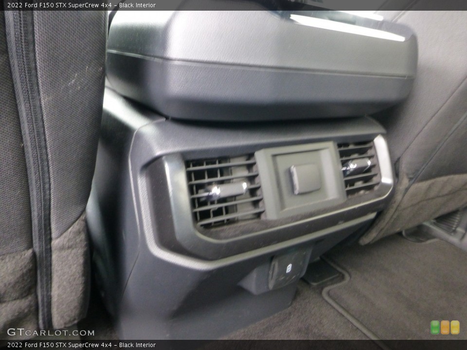 Black Interior Controls for the 2022 Ford F150 STX SuperCrew 4x4 #146722185