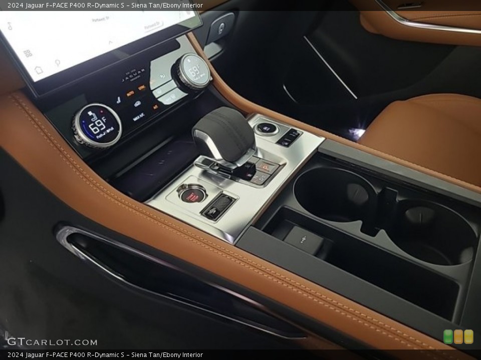 Siena Tan/Ebony Interior Controls for the 2024 Jaguar F-PACE P400 R-Dynamic S #146722212