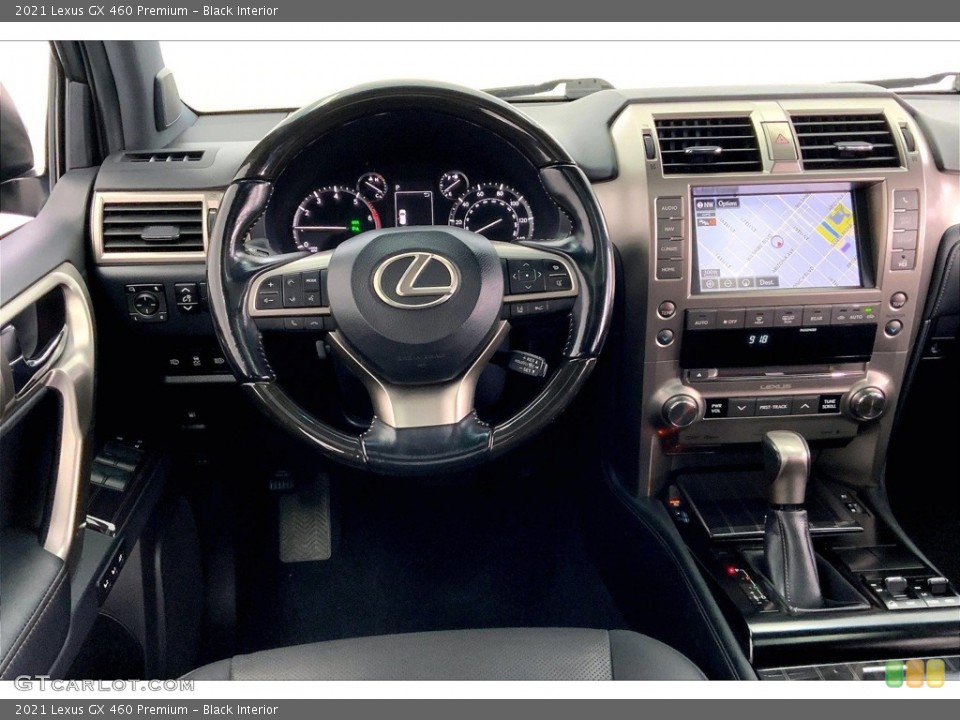 Black Interior Dashboard for the 2021 Lexus GX 460 Premium #146722434